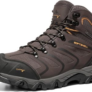 Men's Ankle High Waterproof Hiking Boots Outdoor Lightweight Shoes Trekking Trails Armadillo